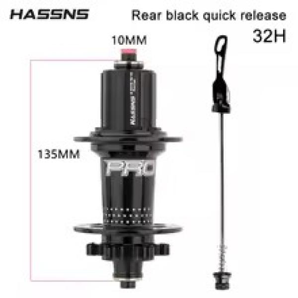 Hassan pro7 hubs mtb 32-H/rear hubs only