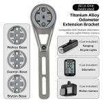 Titanium alloy GPS meter extension bracket