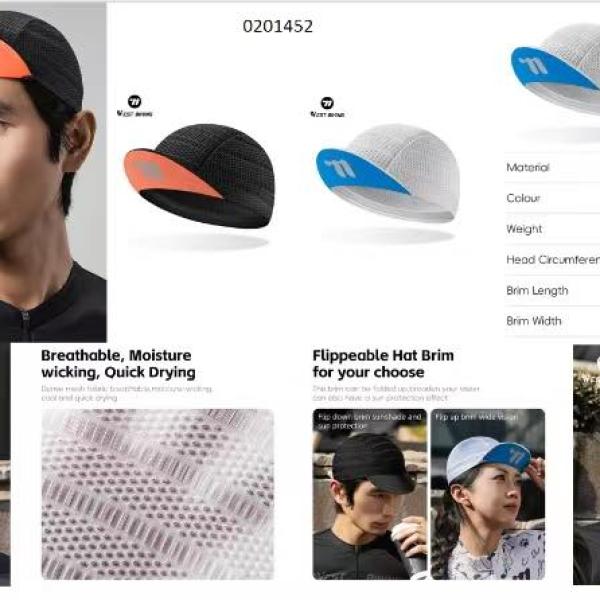 West Biking Brethable Cycling Hat