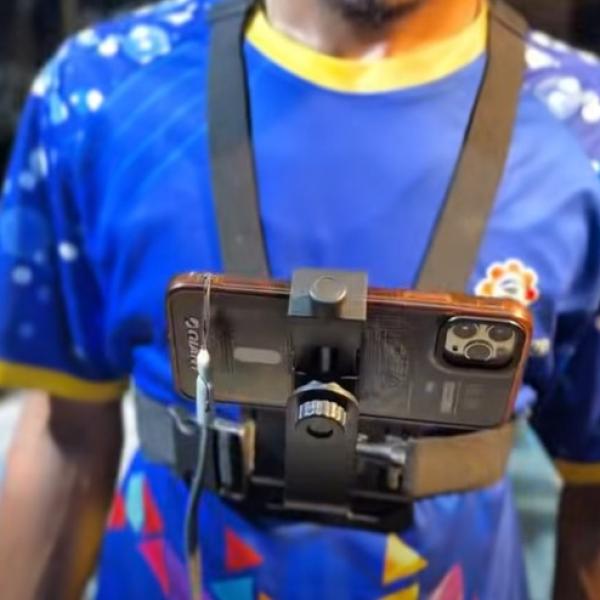 Chest mount for mobile/action camera