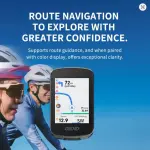 GEOID CC700 GPS Bicycle Computer 2.8 Inch Color Screen Bike Speedometer with WIFI Route Navigation Waterproof Cycling Odometer