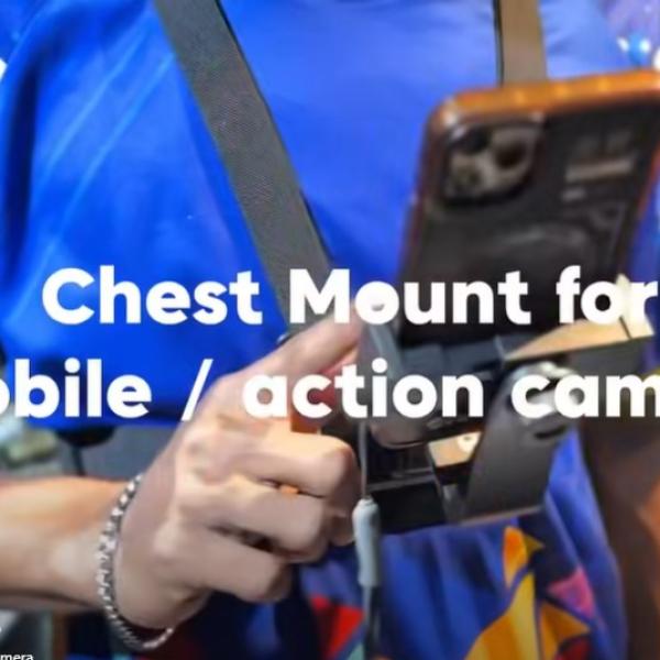 Chest mount for mobile/action camera