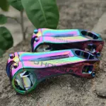 Aluminum Alloy Road Bicycle Rainbow Stem Mountain Bike Rainbow Stem17degree 70/ 90MM 31.8 * 28.6MM XC MTB AM Bicycle Handlebar